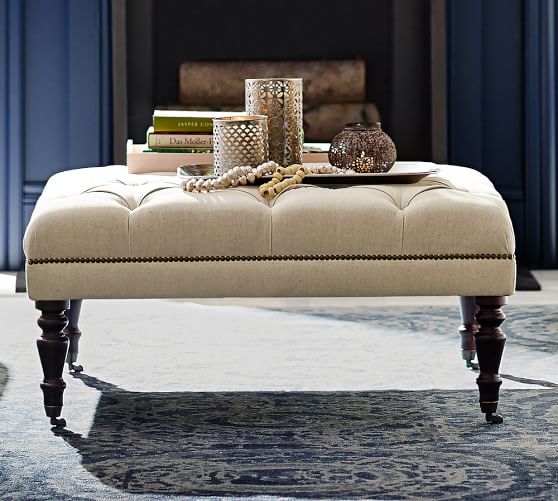 RALEIGH TUFTED OTTOMAN